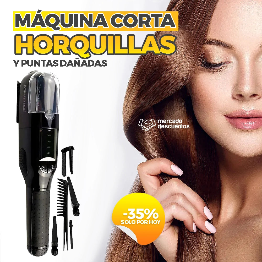 PLANCHA INALÁMBRICA QUITA HORQUILLAS PROFESIONAL